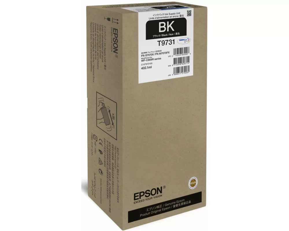 Epson Black Ink Tank Pro, T973, XL