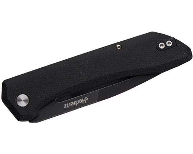 Herbertz Taschenmesser Outdoor Liner Lock schwarz Micarta
