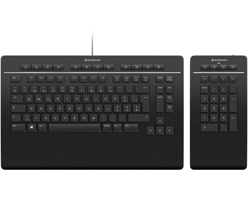 "Keyboard Pro with Numpad, CH (QWERTZ)"