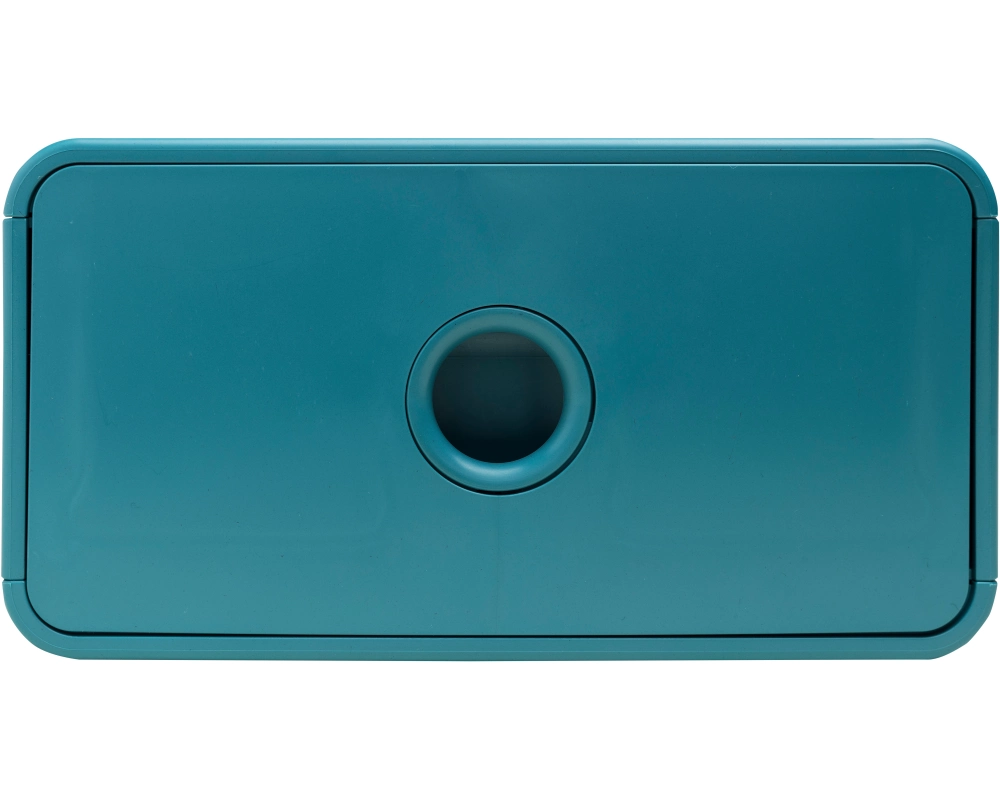 Exacompta Schubladenbox Tiny Box Skandi, 1 Schublade, A5+, Pazifikblau