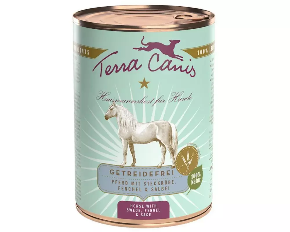 Terra Canis Nassfutter Menü getreidefrei mit Pferd, 400 g