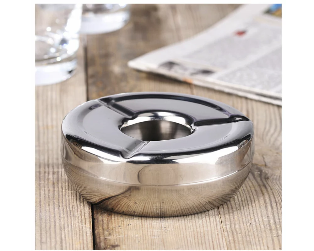 FS-Star Aschenbecher aus Edelstahl