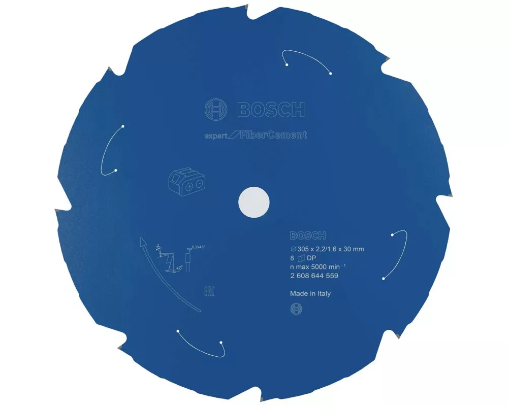 Bosch Professional Kreissägeblatt Expert Fibre Cement, 305 x 2.2 x 30 mm, 8 Z