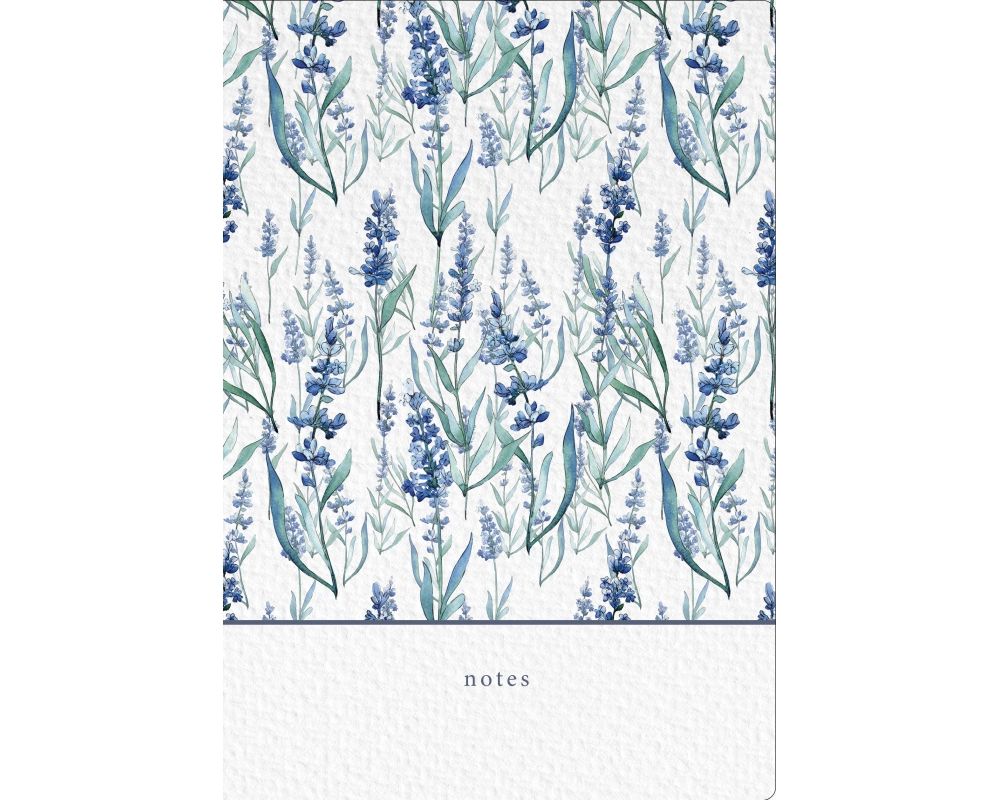 NATUR VERLAG Notizbuch Crushpaper A5 11002N Lavendel Muster, dotted