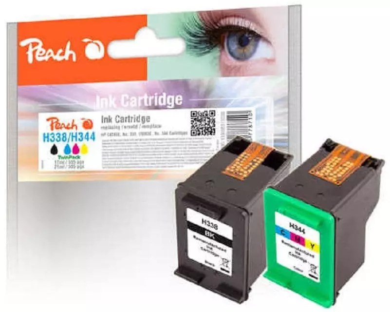 Peach Tinte HP No 338 / No 344 BK, Color