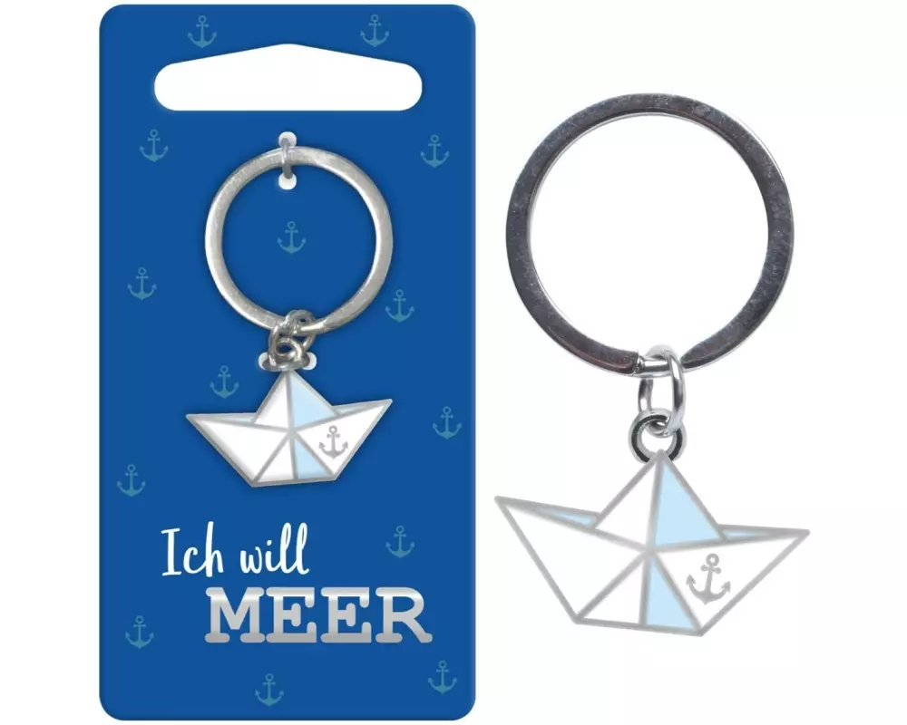 Sheepworld Schlüsselanhänger Mini Meer 3 x 5 cm, 1 Stück