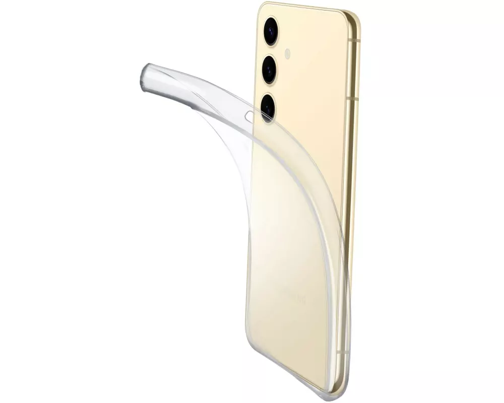 Cellular Line Back Cover Rubber Case Fine Galaxy S25 Transparent