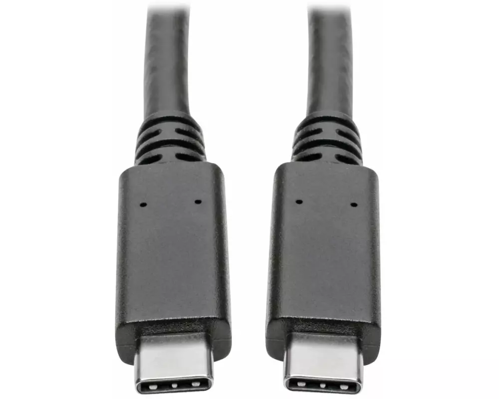 EATON TRIPPLITE USB-C Cable, M/M - USB 3.1, Gen 1, 5Gbps, USB-IF certified, Thunderbolt 3 Compatible, 6ft. 1.83m