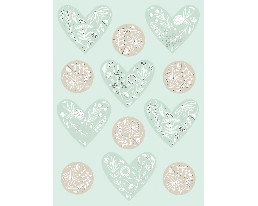 STEWO Sticker Eldana 2582510098 4 Blatt à 12 Stickers