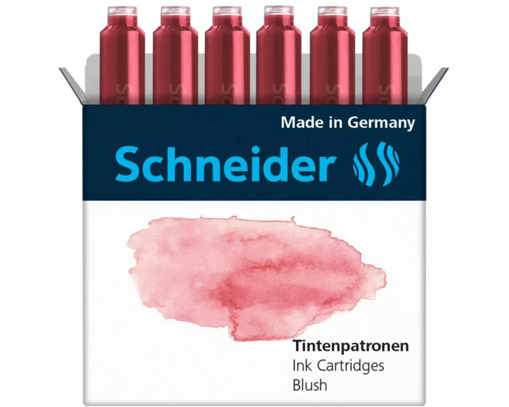 Schneider Tintenpatrone Callissima 6 Stück, Blush