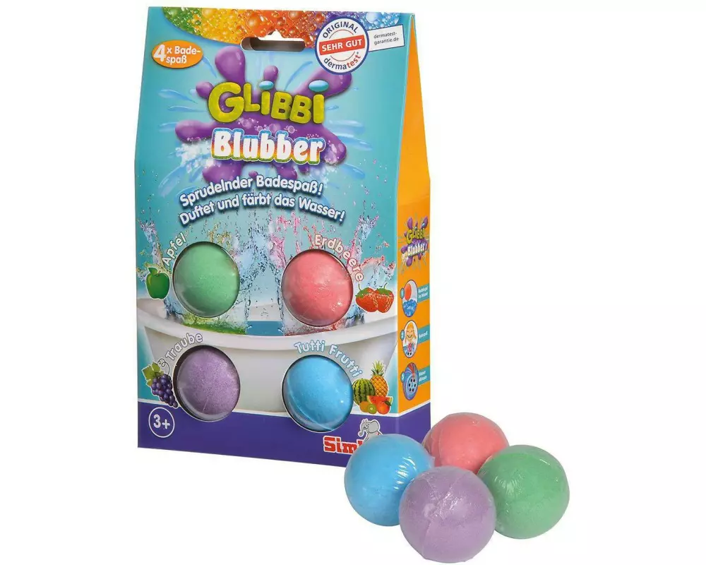 Glibbi Badekugel Glibbi Blubber 4 Stück