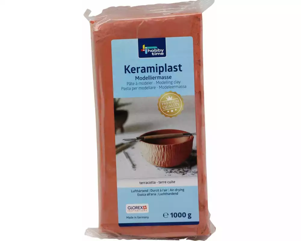 Glorex Modelliermasse Keramiplast Terracotta