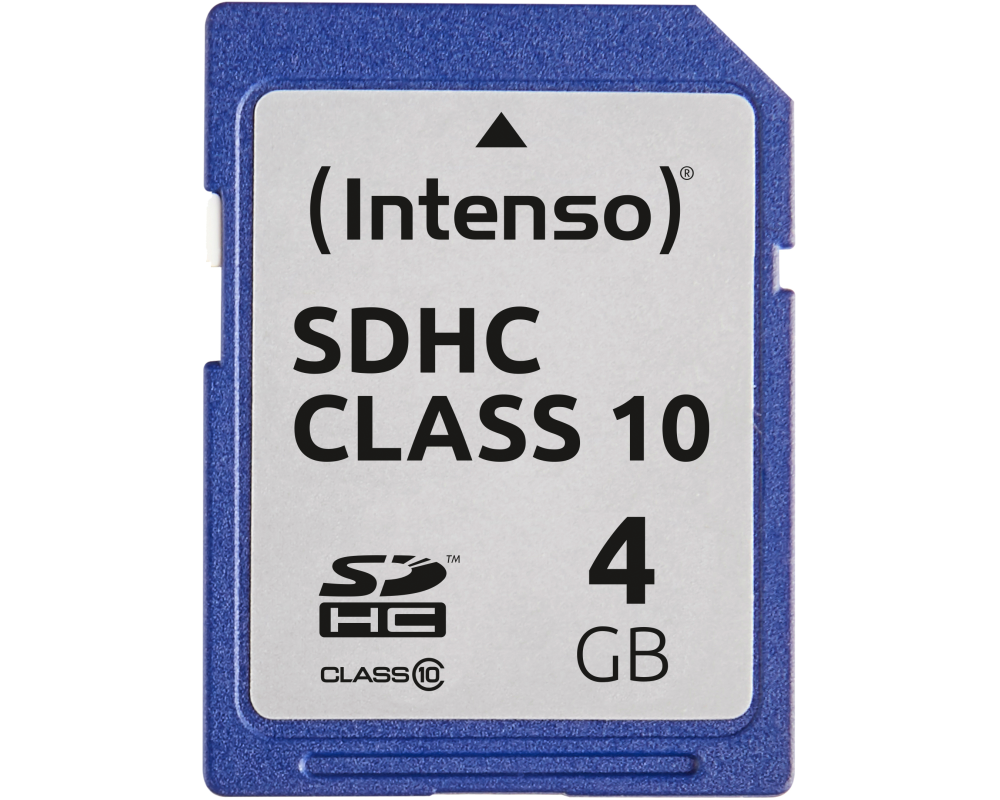 INTENSO SDHC Card Class 10 4GB 3411450