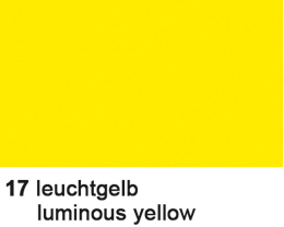 URSUS Plakatkarton 68x96cm 1001517 380g, leuchtgelb