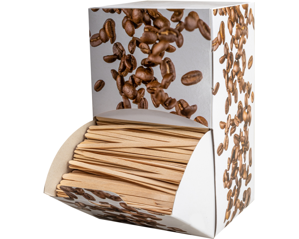 EJS Rührstäbchen aus Holz 5244.3002 braun 2000 Stk.