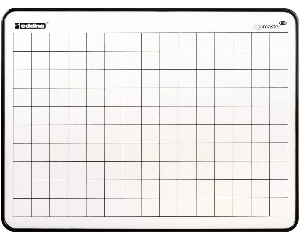 Legamaster Lerntafel Melamin, blanko + kariert, 10 Stück