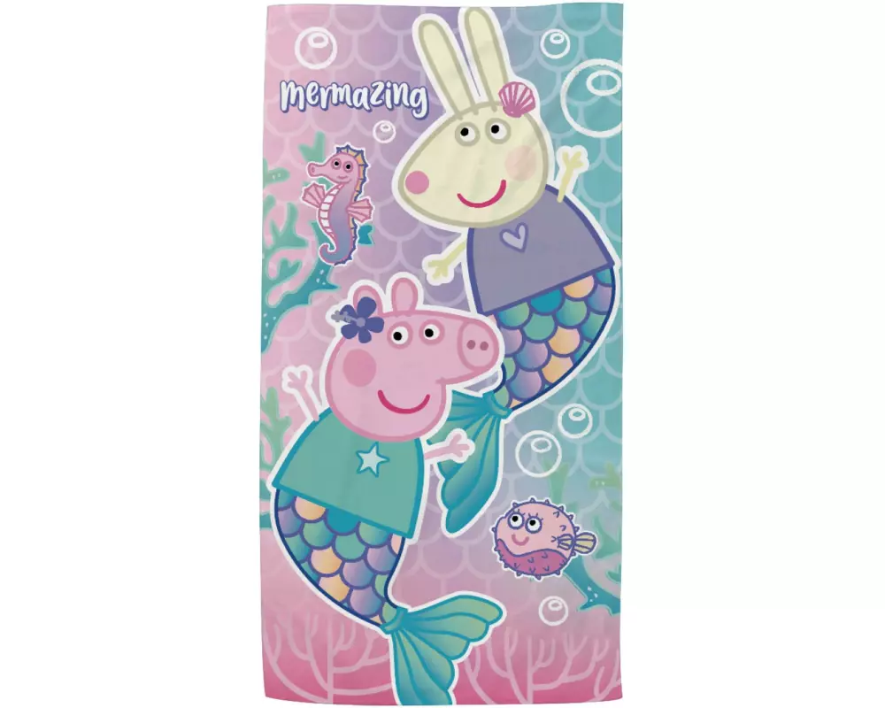 Arditex Badetuch Peppa Pig 70 x 140 cm, Mehrfarbig