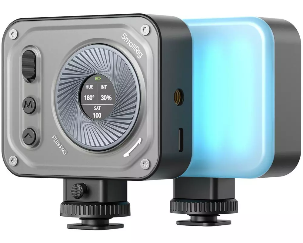 Smallrig Vibe P108 Pro Mini-LED-Videoleuchte Schwarz