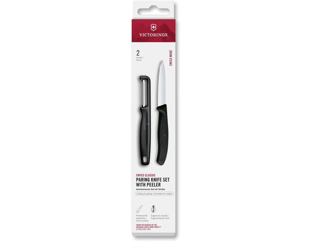 Victorinox Messer-Set Swiss Classic, Schwarz