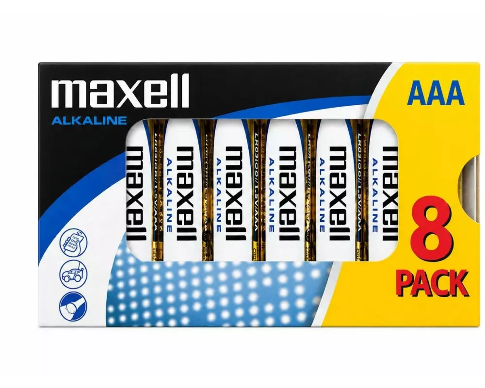 Maxell Batterie LR03 AAA , 8 Stück