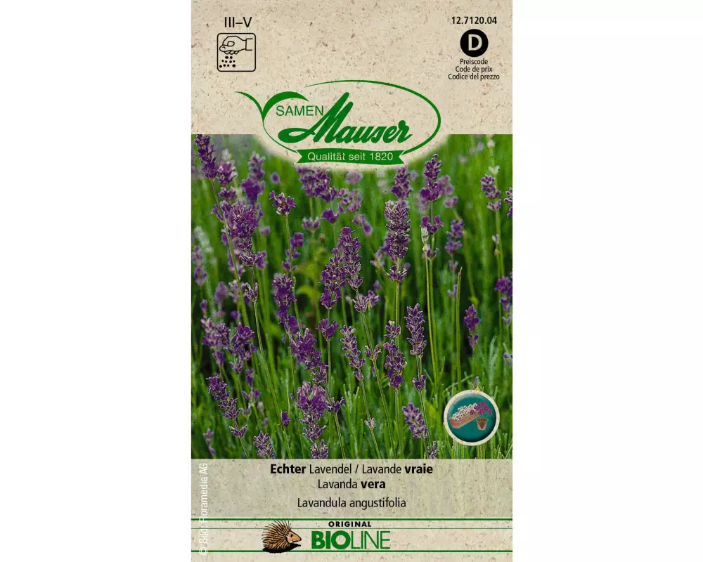 Samen Mauser Samen BIO Echter Lavendel