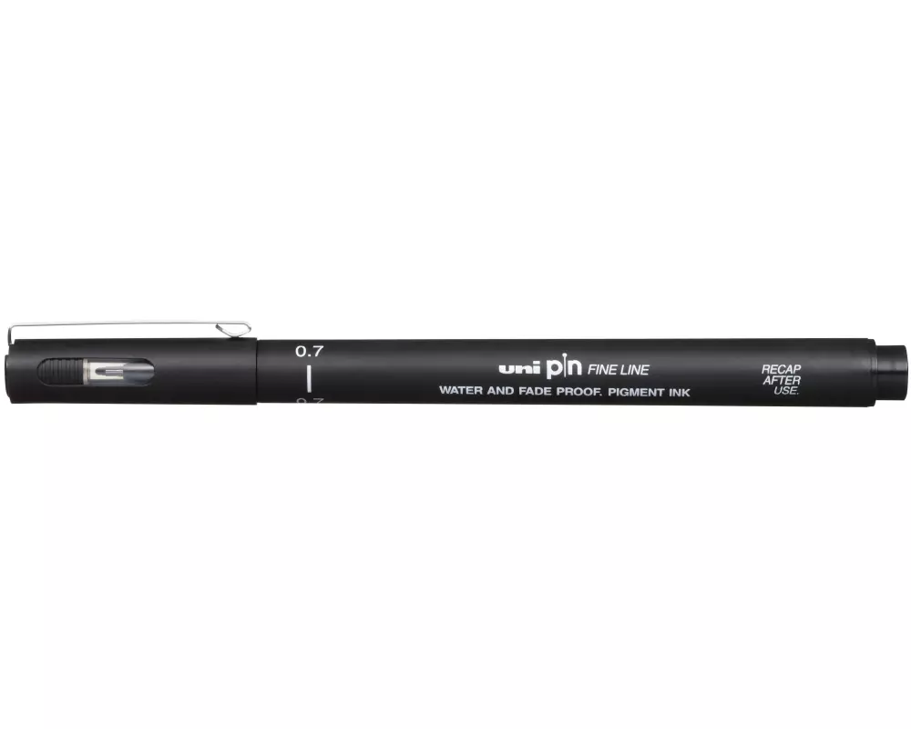 Uni Fineliner PIN 0.7 mm, Schwarz