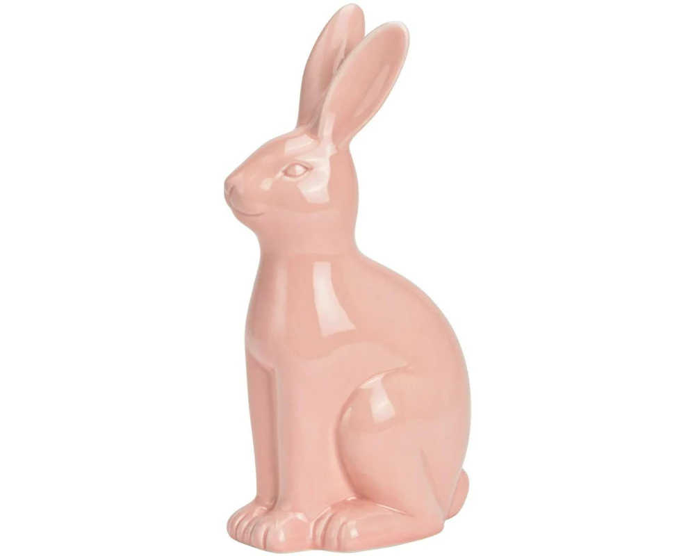 G. Wurm Aufsteller Hase 25 cm, Rosa
