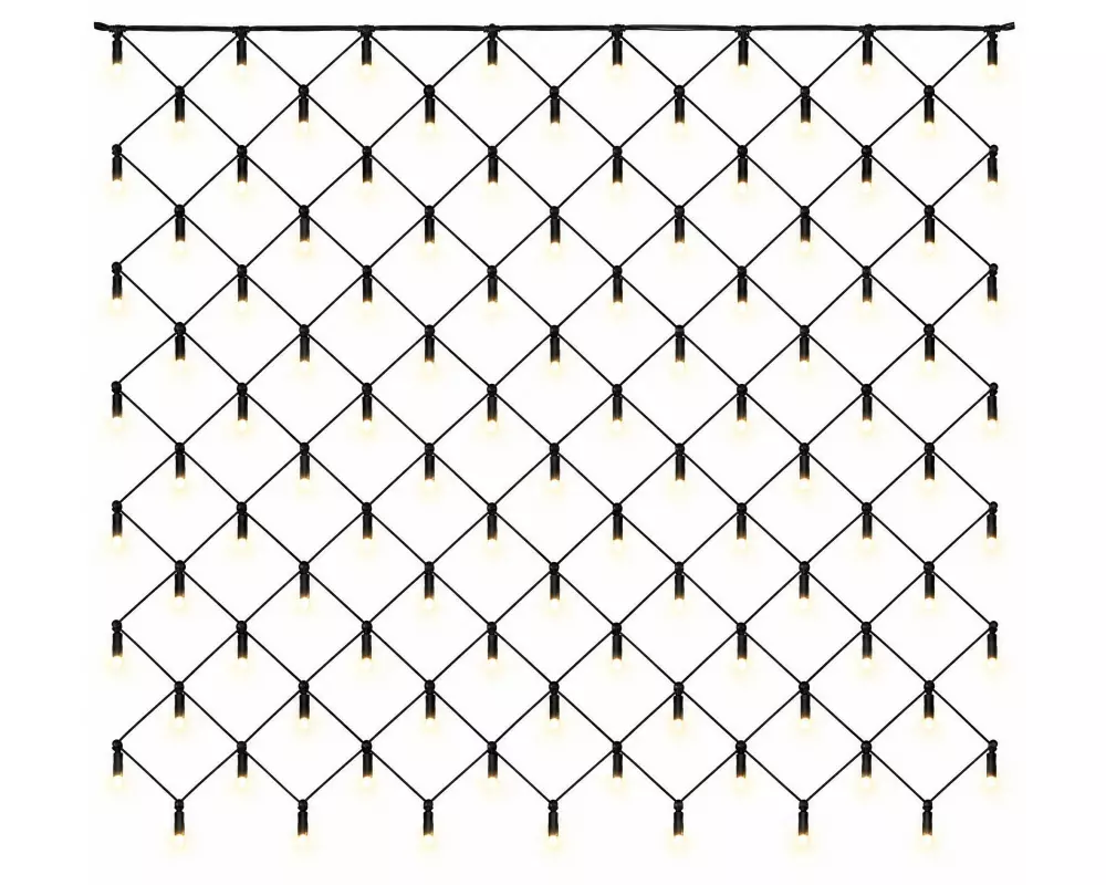 COCON Lichternetz, 100 LEDs Warmweiss, 1.2 x 1.2 m