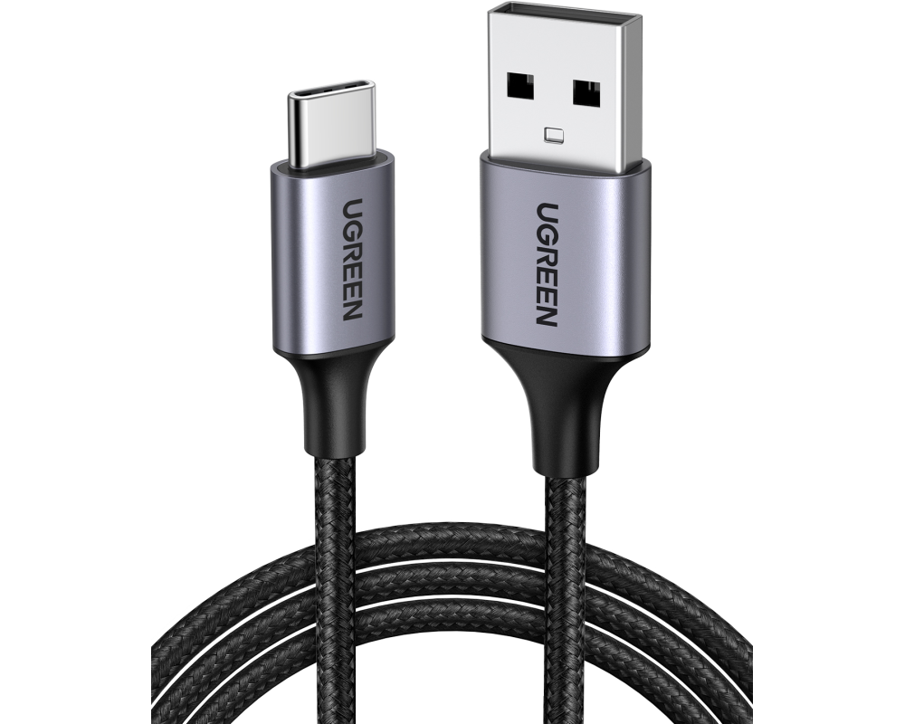 UGREEN Cable Fast Charging 3A Max 60126 1m,USB-A to USB-C,Black
