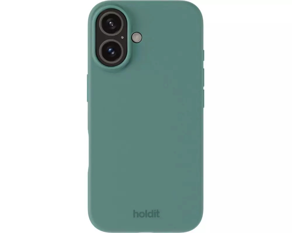 Holdit Back Cover Silicone iPhone 16 Plus Grün