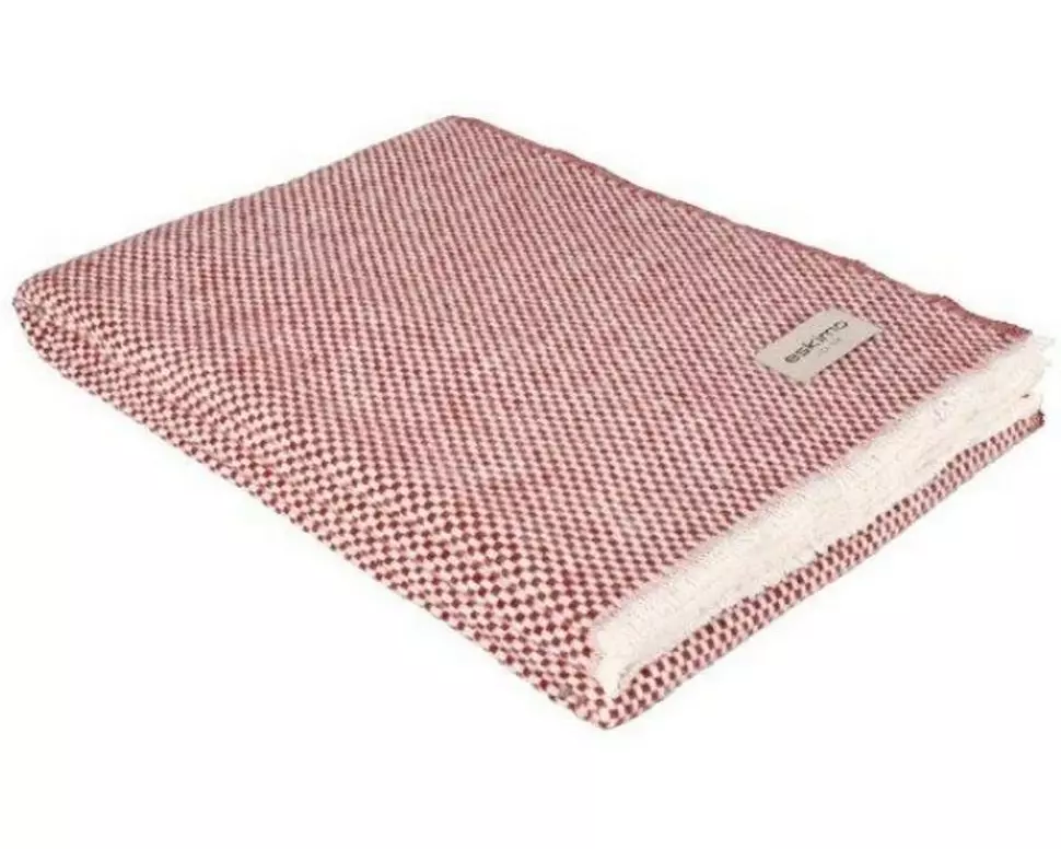 Eskimo Decke Torino 130 x 180 cm, Dunkelrot