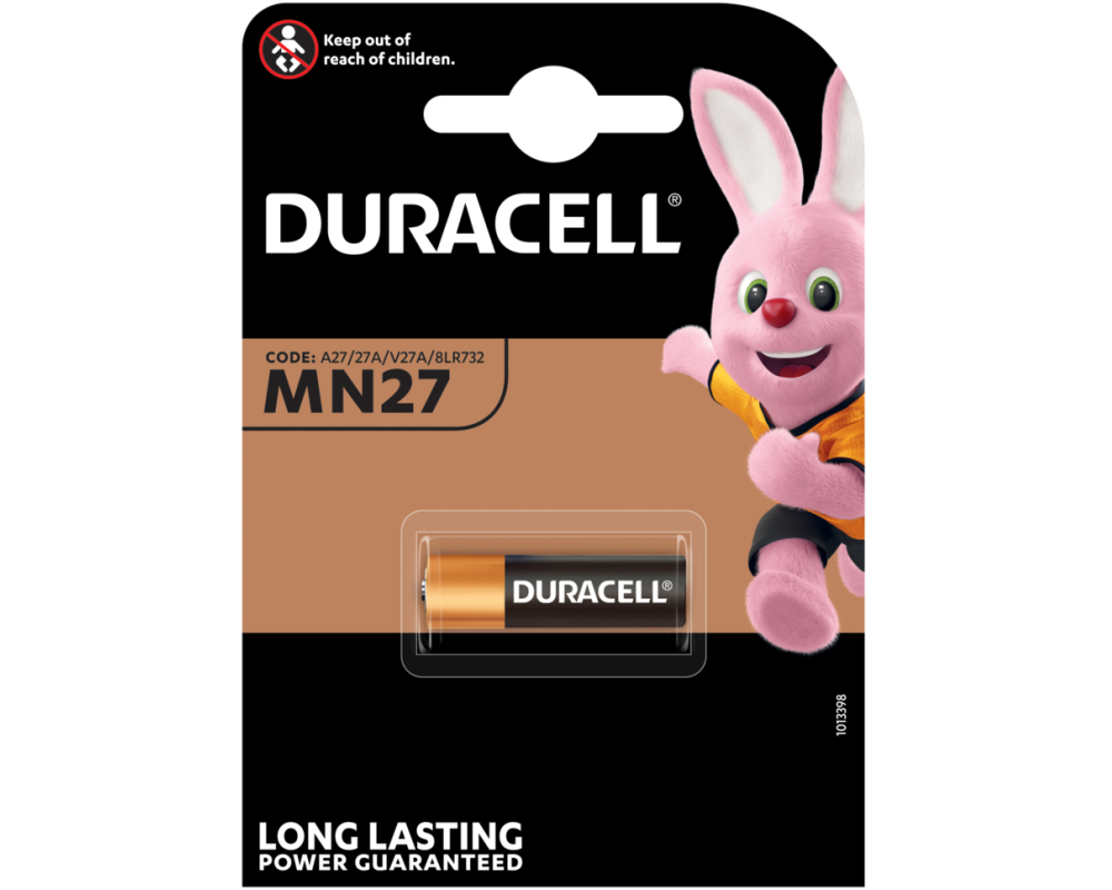 DURACELL Batterie Alkaline MN27 MN27, 8LR732, 12V 1 Stück
