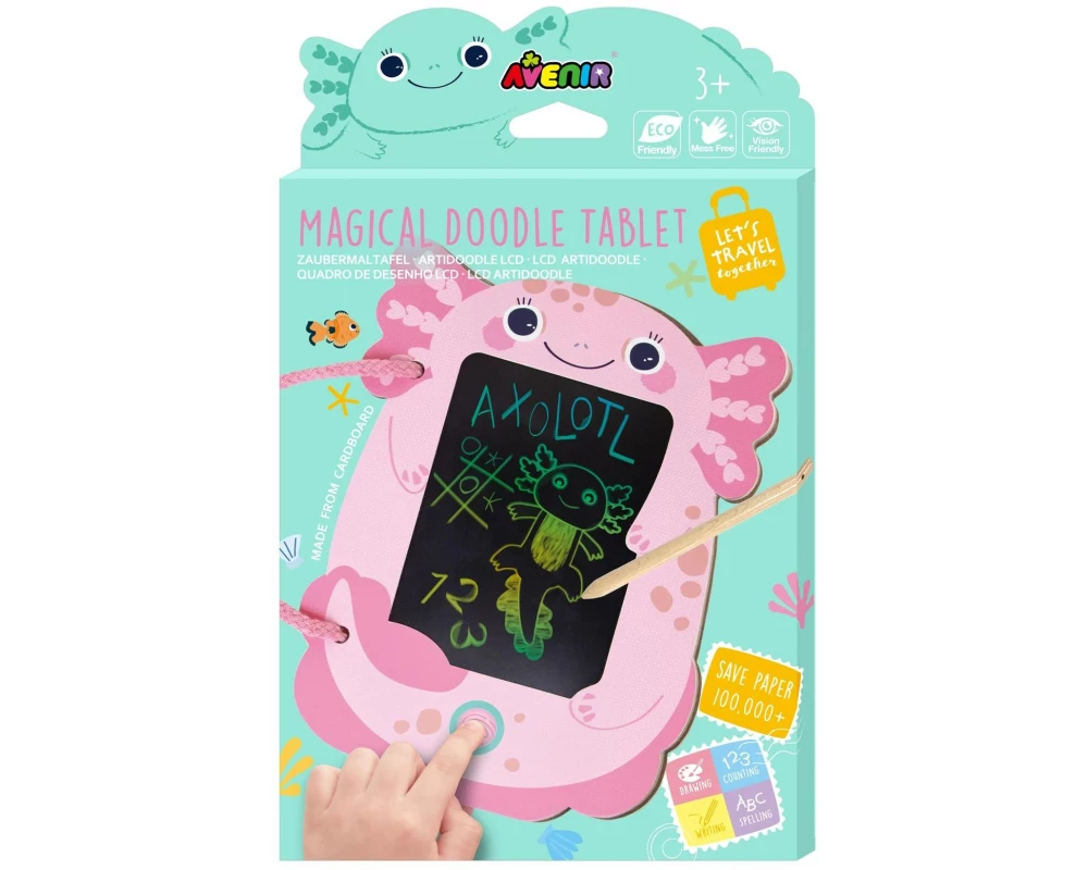 AVENIR Axolotl Rosa, mit Holzstift
