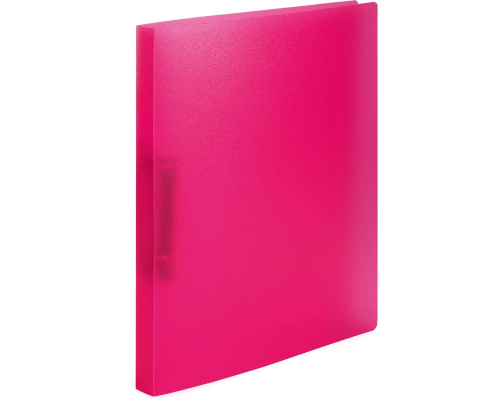 HERMA Ringbuch A4 transluzent Pink 2D-Ring Mechanik