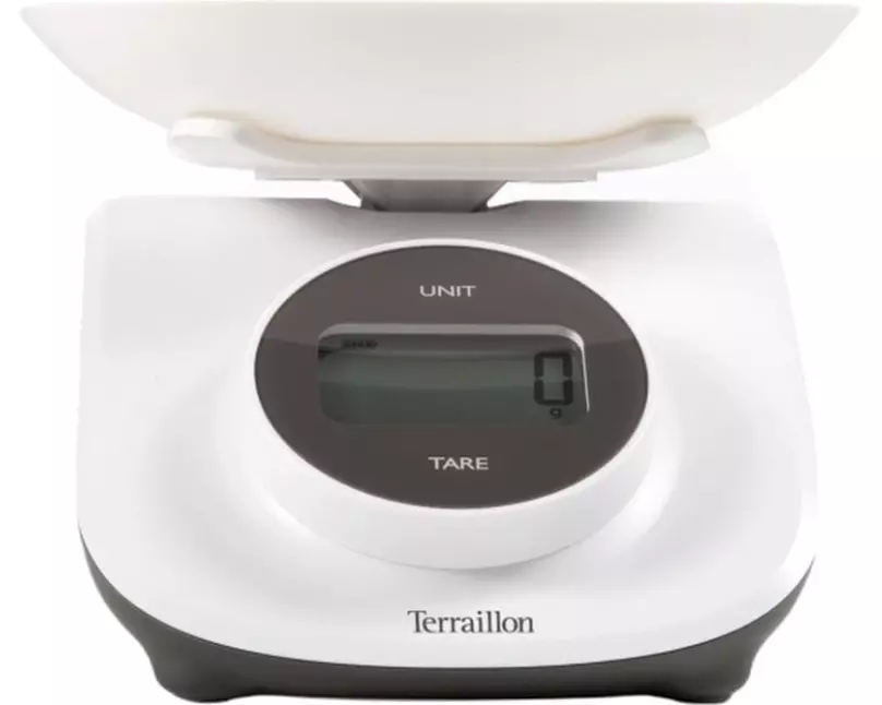 Terralion Küchenwaage Dynamo Curve Grau/Weiss