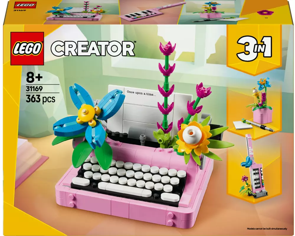 LEGO® Creator Schreibmaschine mit Blumen 31169