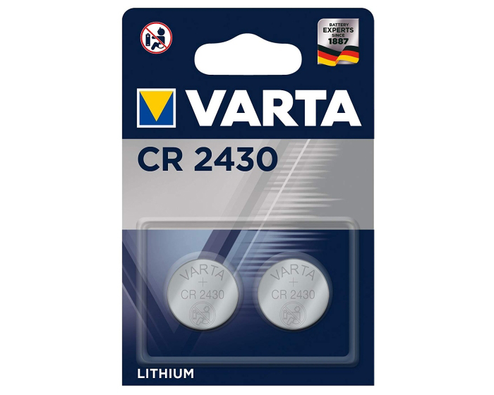 Varta Knopfzelle CR2430 , 2 Stück