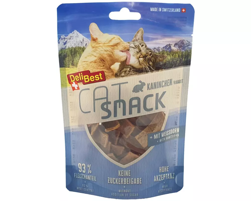 DeliBest Katzen-Snack Kaninchen, 45 g