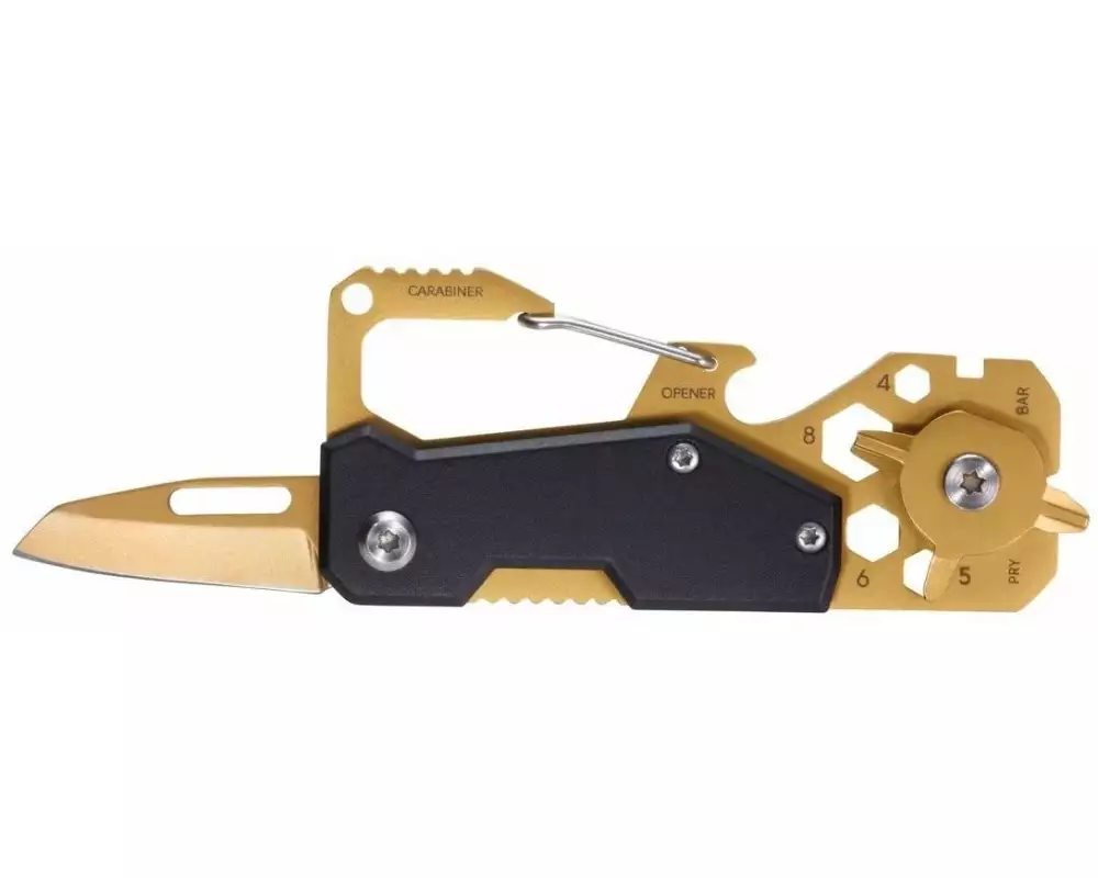 Troika Taschenmesser Toolinator 10 Funktionen Gold/Schwarz