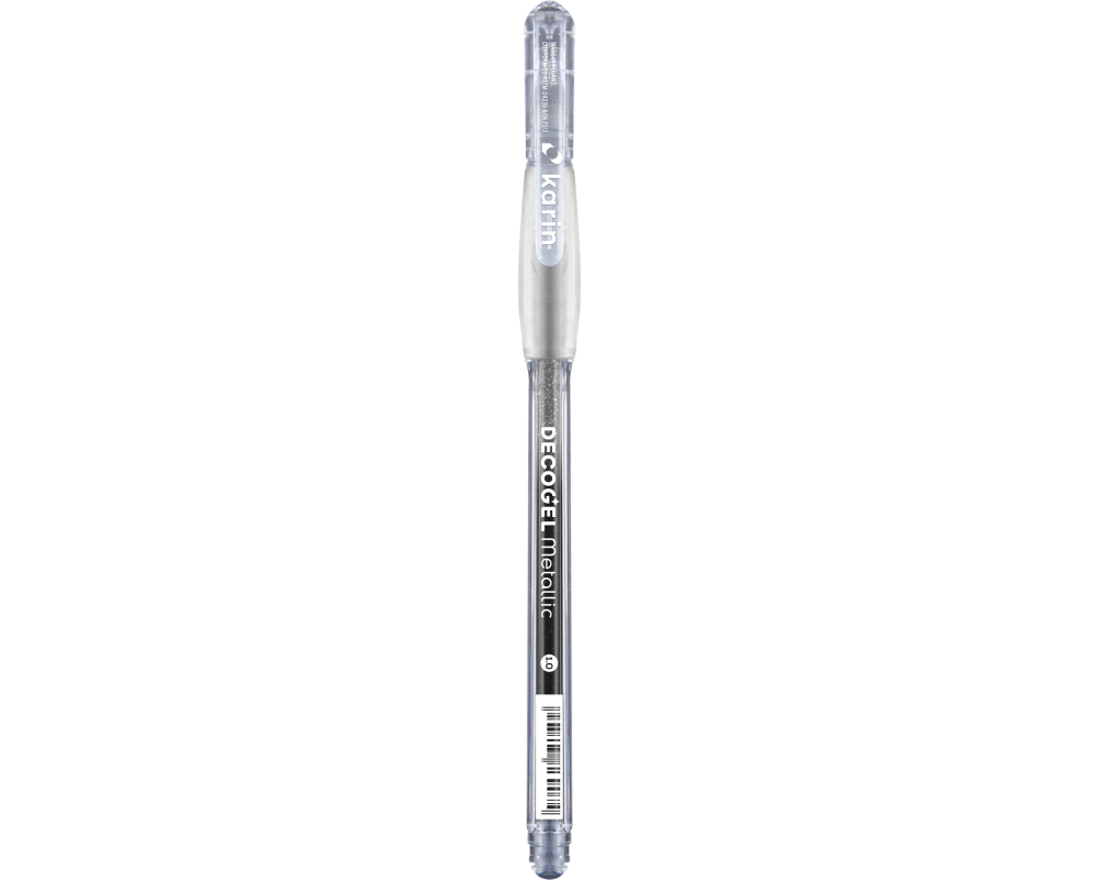 KARIN Gelpen DECOGEL 1.0 METALLIC 30Z302 grau