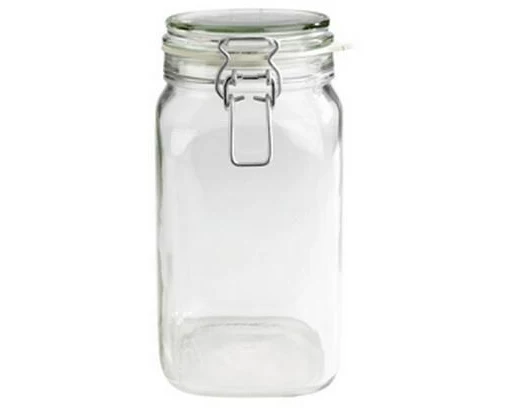 Mäser Einmachglas mit Deckel 2.5 Liter 2500 ml, 6 Stück