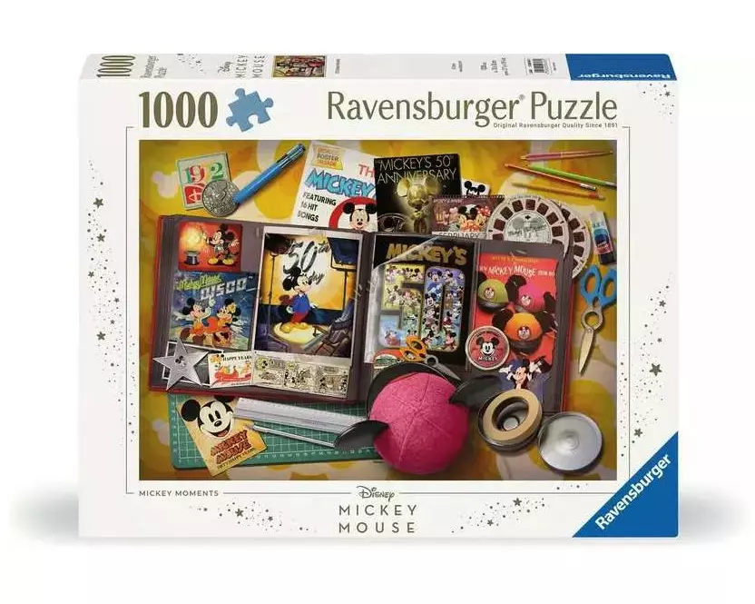 Ravensburger Puzzle 1970 Mickey Moments