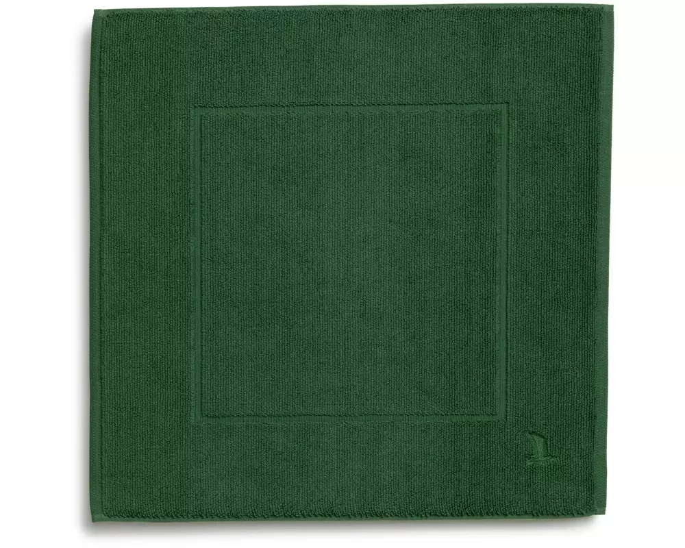 Möve Badteppich Superwuschel 60 x 60 cm, Tannengrün/Dunkelgrün