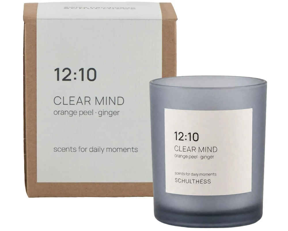 Schulthess Kerzen 12:10 Clear Mind Grau