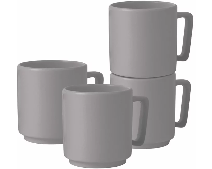 Berlinger Haus Tassenset 4 Stk. 300ml matt taupe Sahara