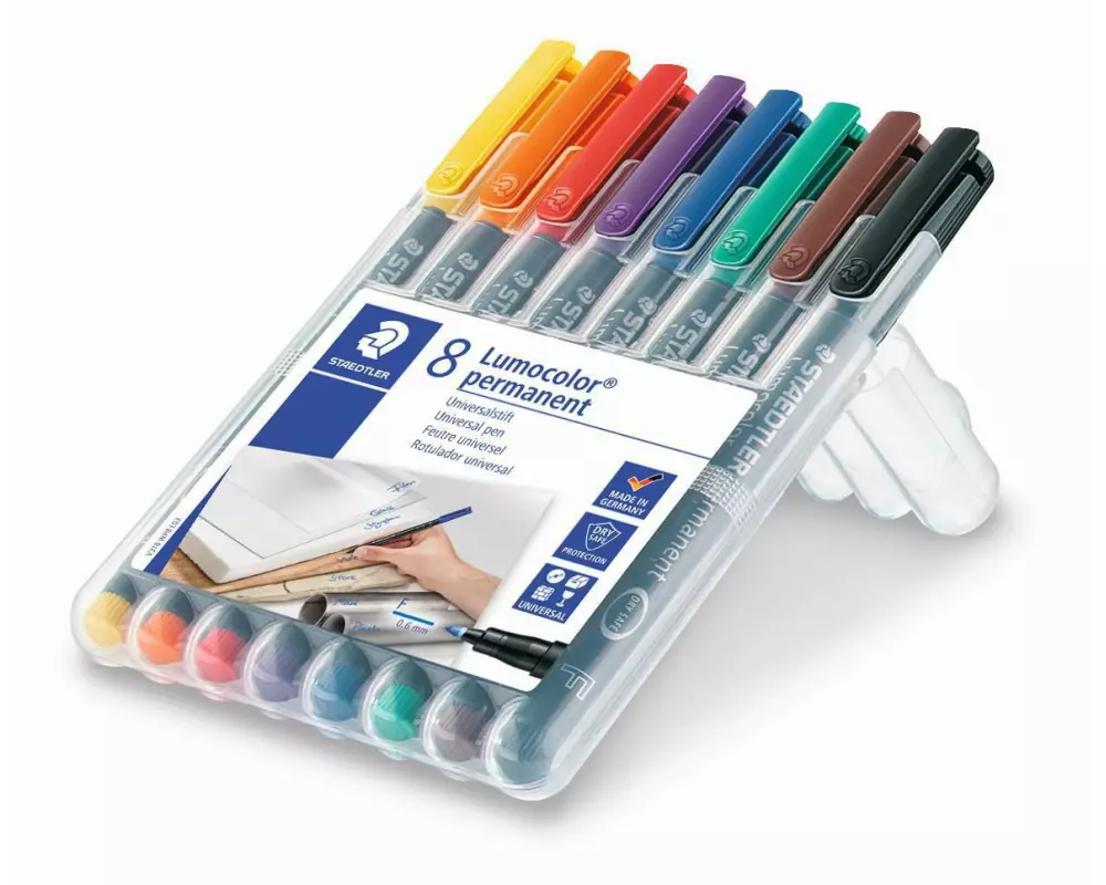 Staedtler Folienstift Lumocolor 318 F 8er-Set, permanent