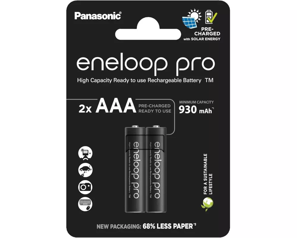 Panasonic Eneloop Pro 930 mAh, 2 Stück