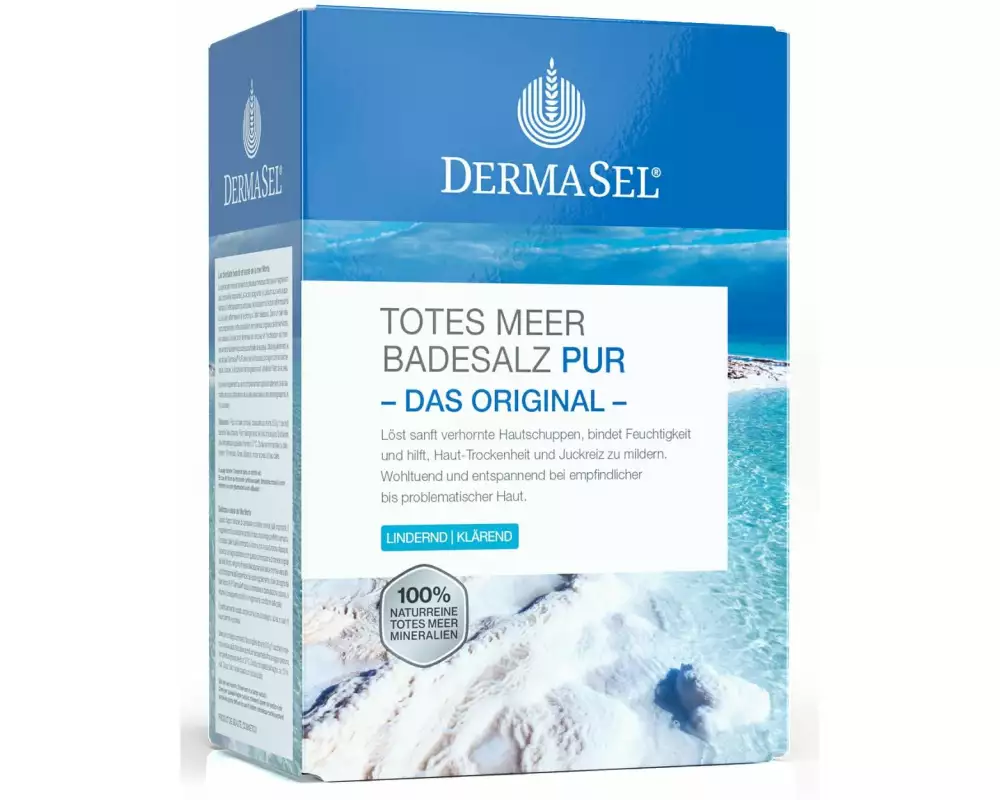 DermaSel Badesalz Pur 1.5 kg