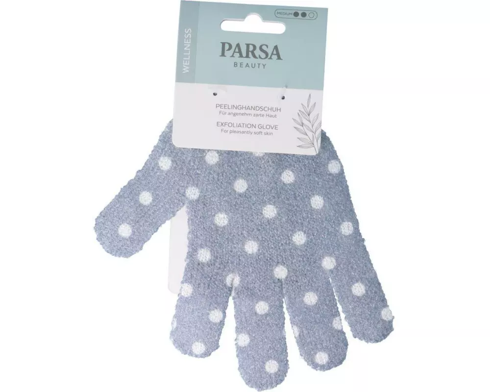 Parsa Beauty Peelinghandschuh Grau