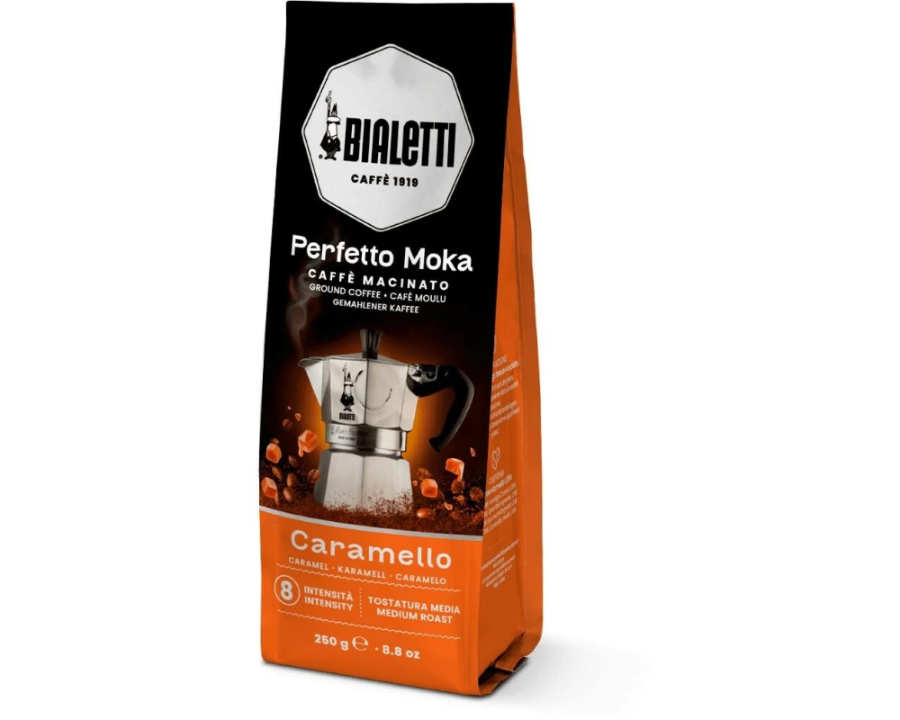 Bialetti Kaffee gemahlen Perfetto Moka Caramello 250 g